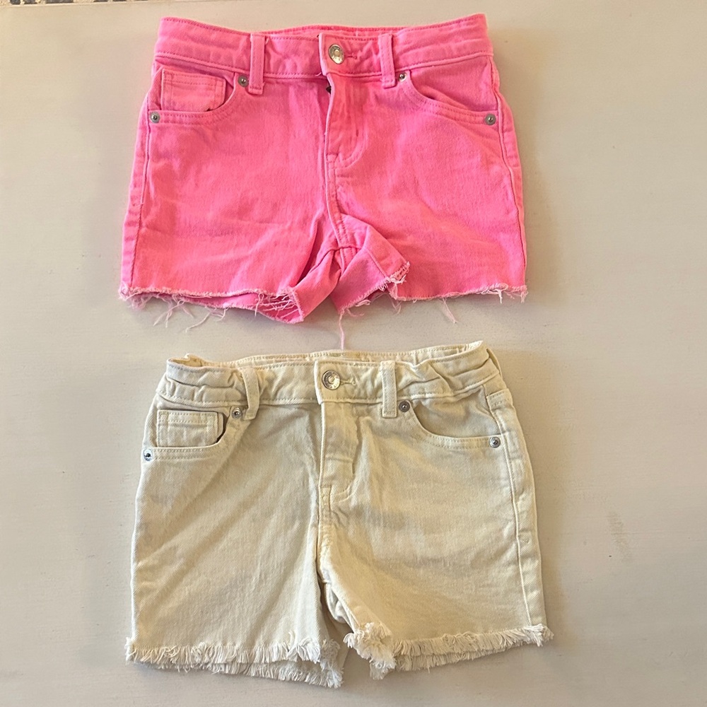 Cat & Jack Pink and Cream Kids Shorts Set